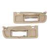 1 Pair Sun Visor Replacement Left and Right with Makeup Mirror Beige 83280 SNA A01ZB for Civic 2006