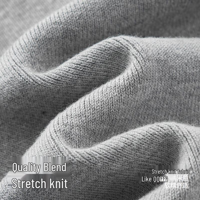 Semir Women's Autumn Contrast Faux Two-Piece Knit Pullover