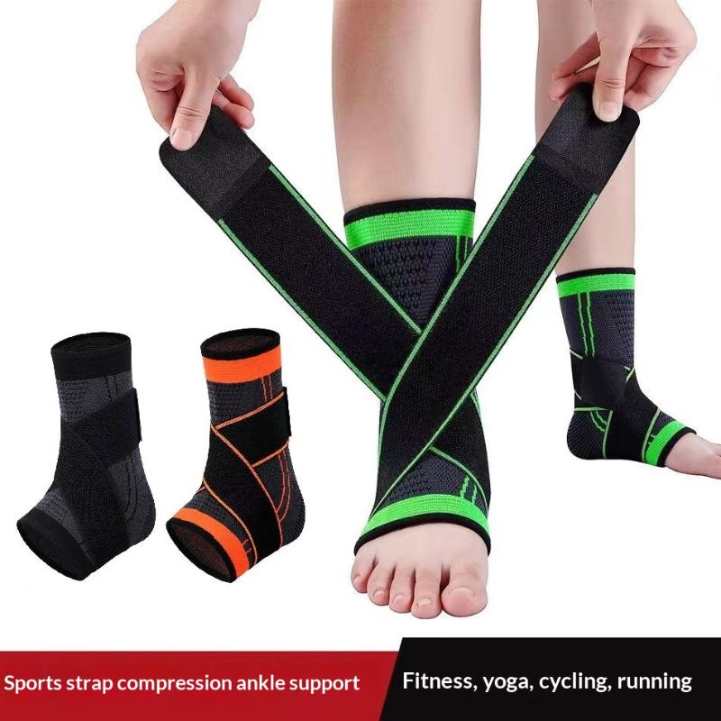1 Pc Compression Ankle Support Sports Adjustable Basketball Ankle Wrap Men Women Hiking Running Prevent Ankle Protector