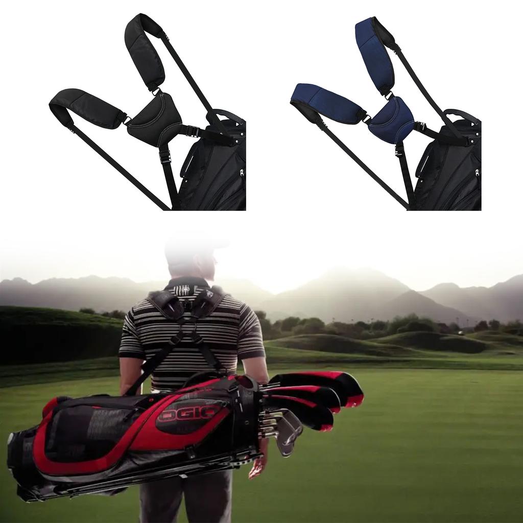 Waterproof Golf Bag Shoulder Strap Universal Golf Backpack Carry Strap Padded Golf Carrying Bag Strap Comfortable