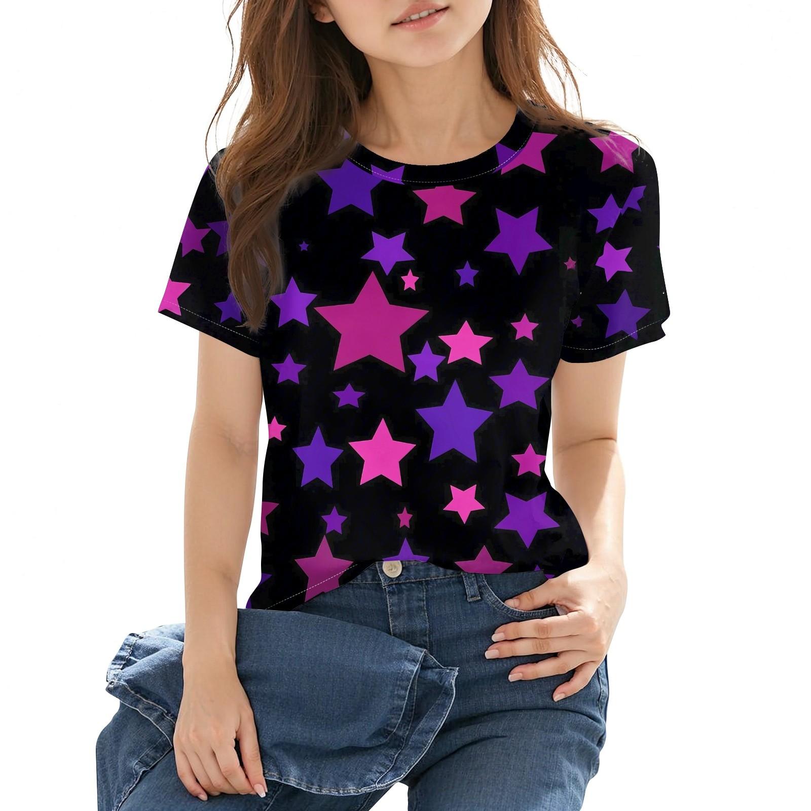 

Детская повседневная футболка с короткими рукавами и круглым вырезом с принтом, модная 110 чёрный