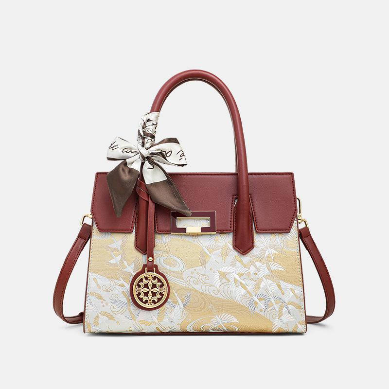 Mother's Day Send Mom Middle-aged Women's Bag Shoulder Bag Bag Fashion Atmospheric Crossbody Handbag Premium