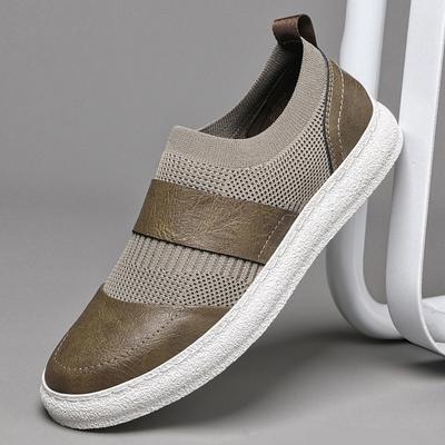 2024 Sportschuhe Frühling Sommer weiche Sohle leichte Freizeitschuhe für Herren Gesicht Netz atmungsaktiv Kokosnuss modische Schuhe