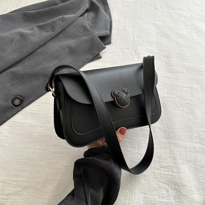 

Персонализированная повседневная сумка для женщин, новая однотонная ретро-маленькая квадратная сумка, модная модная сумка через плечо на одно плечо