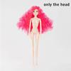 Joint Movable Supermodel Doll Body Curly Hair Doll Body Realistic Make-up Doll Head  Play House