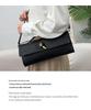 2025 Handcrafted Ostrich Pattern Evening Baguette Shoulder & Crossbody Bag