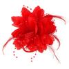 Bridal Hairpin Headdress Fedoras Hat Wedding Hair Accessories Feathers Hair Clip Fascinators Hat