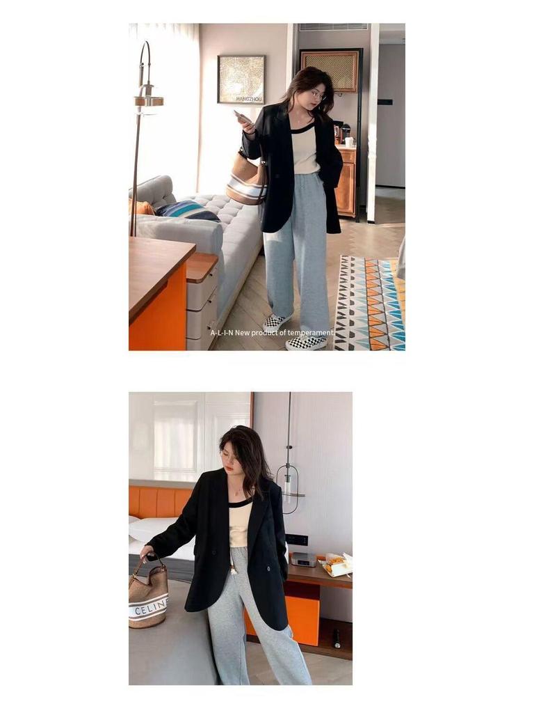 Plus Size Camisole Top: Women's Loose Sleeveless Inner Layer, Tummy-Slimming Base, Versatile for Spring/Autumn (80-200 Jin).