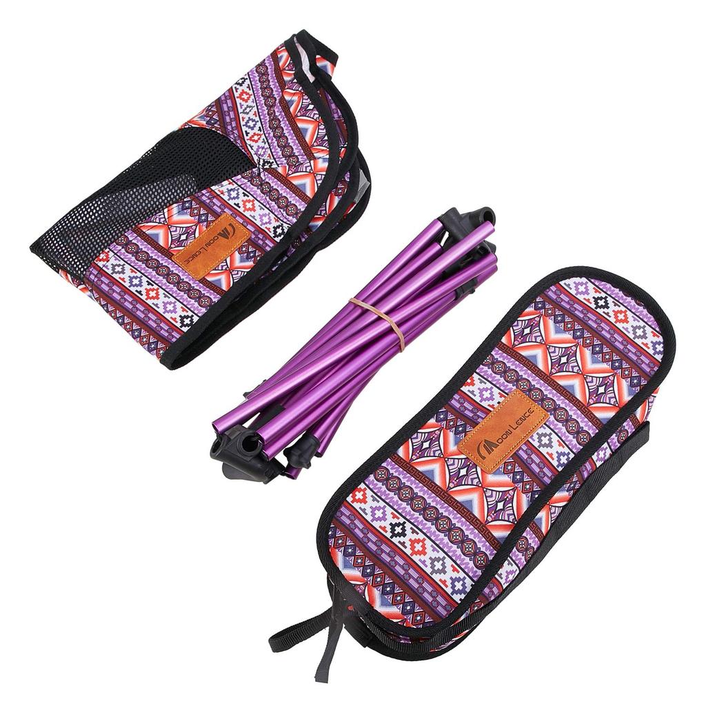 Moon Lence Outdoor with Storage Perfect for Hiking and 150kg Weight Capacity Chair, Compact, Foldable, Ultra-Lightweight, Bag, Camping,