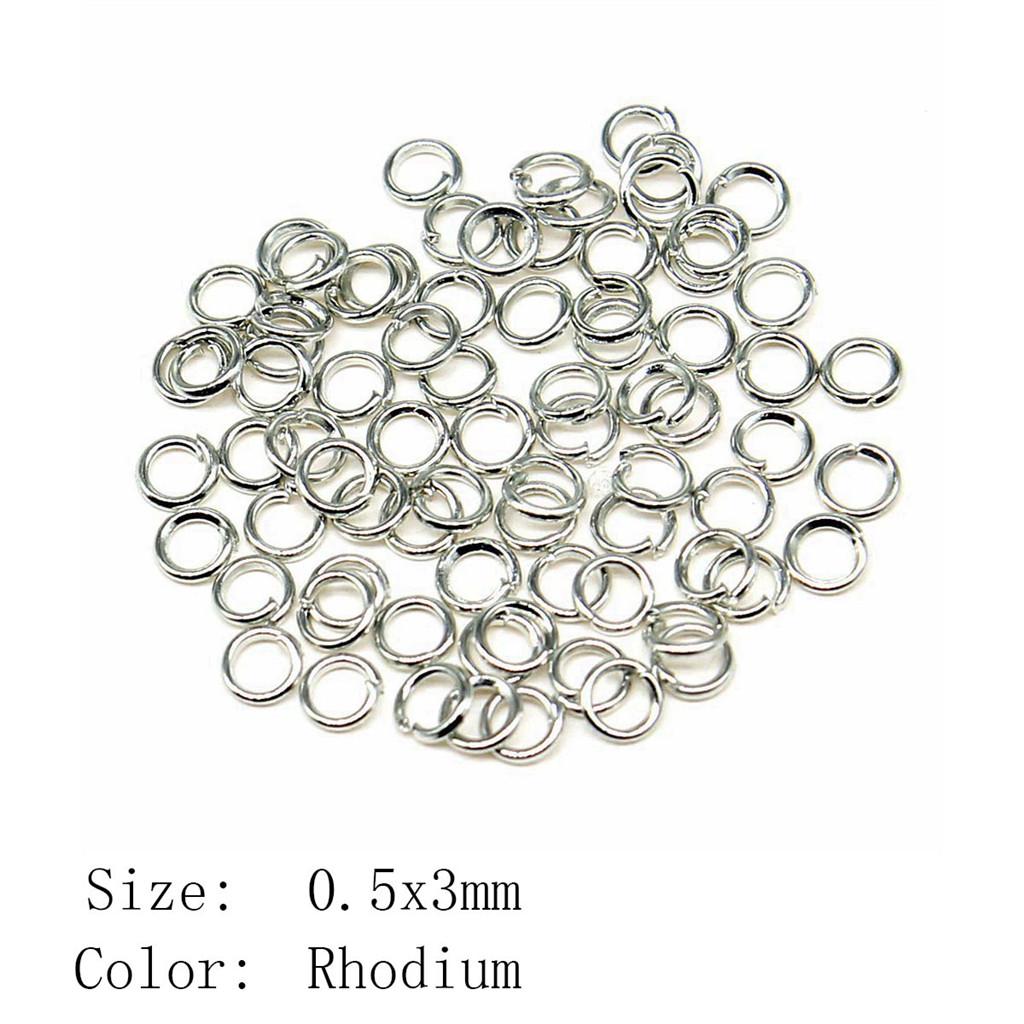 Father's Day Jewelry Materials Split Rings 5 Colors 9 Sizes Accessories Parts Women's Clothing Accessories For Women