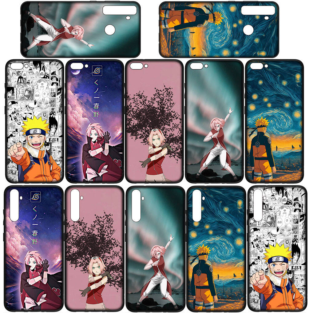 For Samsung Galaxy S25 S24 S23 S22 Ultra FE Plus A17 A37 A57 A56 A55 A06 A16 A15 A36 A26 A35 A05 A25 A54 A34 Phone Case Naruto Haruno Sakura Cover