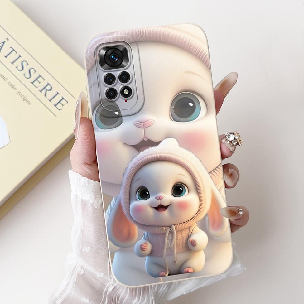 6.67'' Global For Redmi Note 11 Pro Case Silicone Fashion Luxury Cute Cat Painted Shockproof Phone Case For Redmi Note 11 Pro 5G