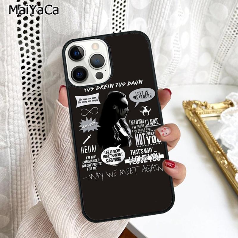The 100 TV Quotes Phone Case Cover For iPhone 17 Air 16 16e 15 plus 11 12 13 14 pro max shell coque