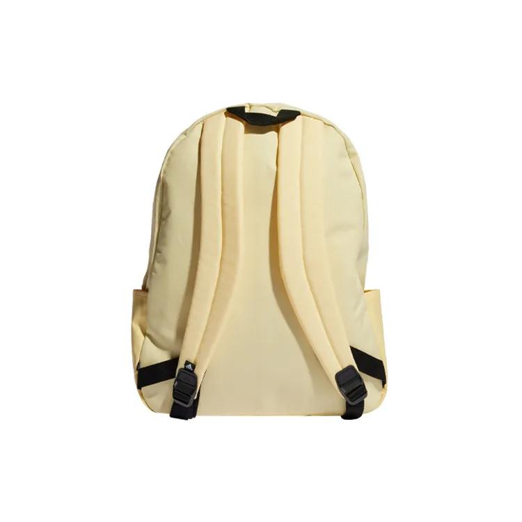 adidas Polyester Backpack Regular Unisex Cream Yellow (Unisex) Backpacks HM9144