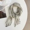 Foulard di Seta da Donna Tie Dye Foulard Lungo Legato in Vita con Foulard Sottile, Foulard Copricapo Fascia per Capelli Legati