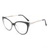 TR90 Anti Blue Light Cat Eye Glasses Women Luxury Designer Retro Eyeglasses for Ladies Optical Frame Fashion