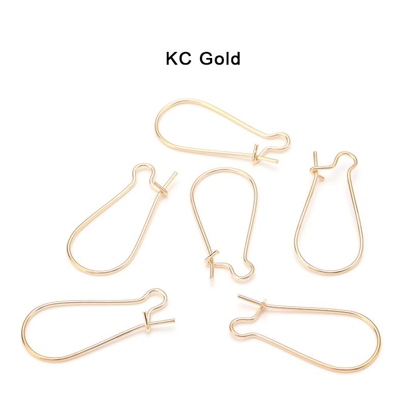 50pcs/Lot French Lever Earring Hooks Gold Color Ear Wires Earrings Settings Base For Jewelry Making DIY Accessories Supplies