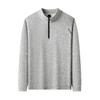 Winter 2025 Herren Plus Samt Halbreißverschluss Hoodie: Modischer, lässiger, warmer Pullover mit Stehkragen