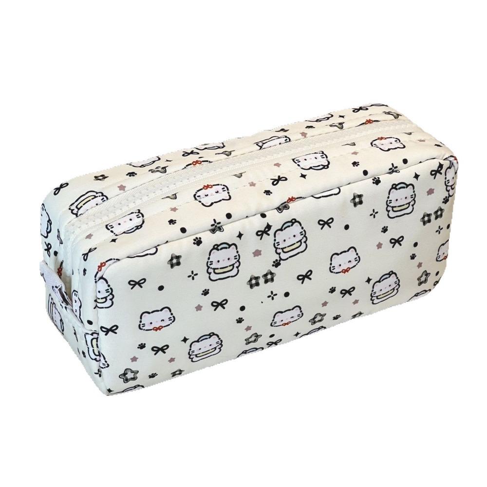 

Прямоугольный пенал с рисунком кота-звезды, сумка для канцелярских принадлежностей, многофункциональный пенал, для студентов Star Cat
