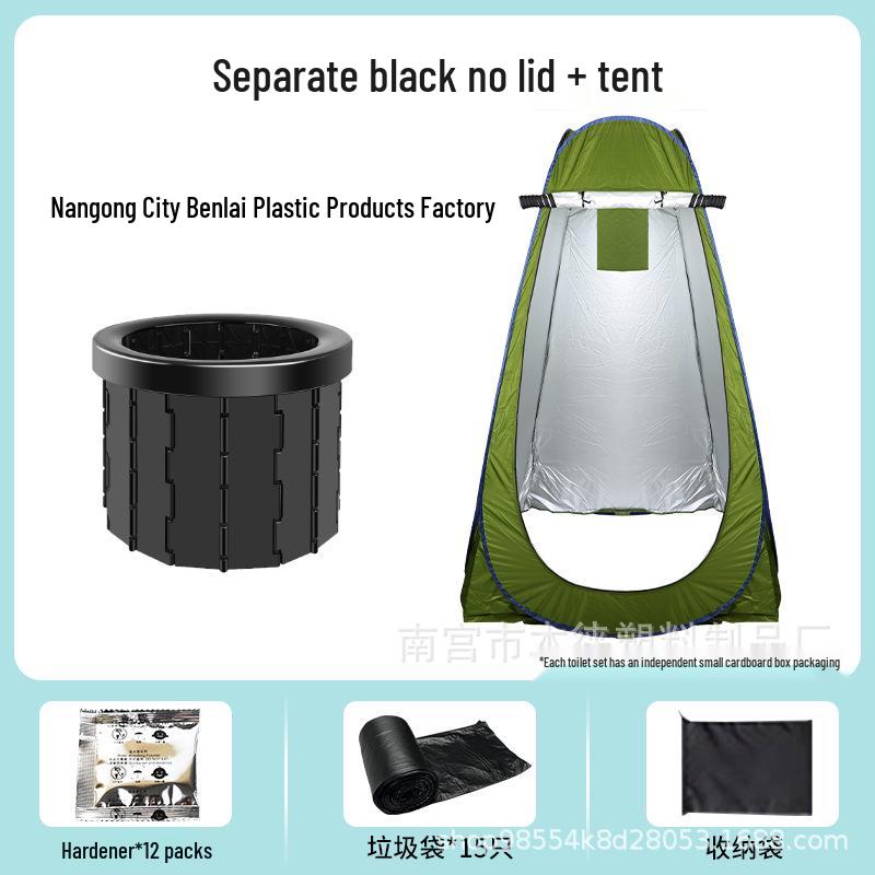 Toaletă Portabilă Pliabilă pentru Excursii în Aer Liber și cu Mașina – Ideală pentru Doamne și Adulți