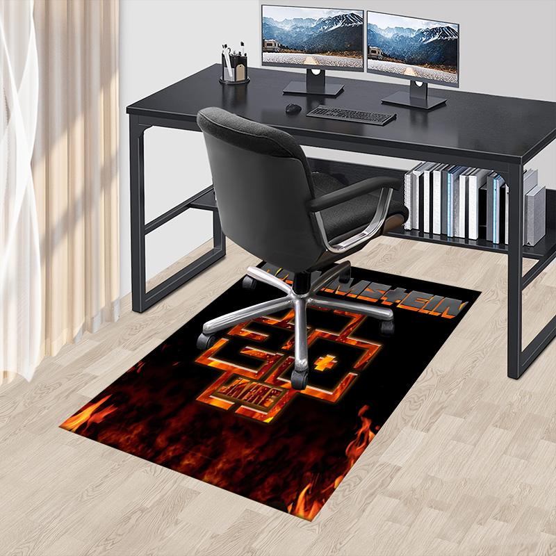 1pc Rammstein Heavy Metal Carpet for Playroom Bedroom Living Room Sofa Home Decor,kids Game Area Rug Non-slip Floor Mat Y730165