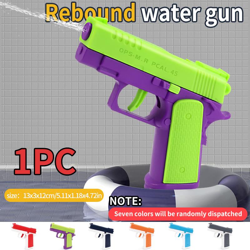 

Gl Springback Water Gun Children S Plaything Water Gun Splashing Children S Water Gun Large Capacity Press Continuous Water Splas