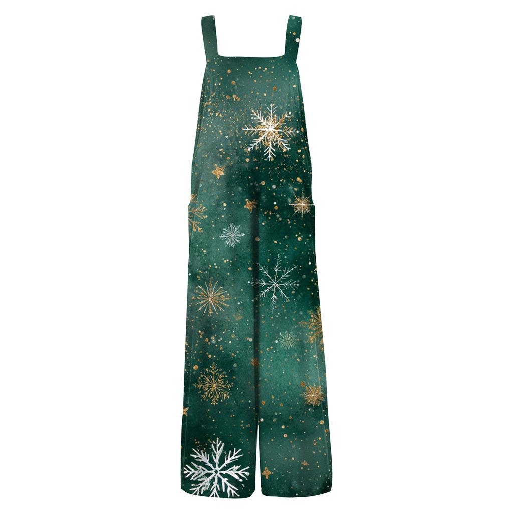 Women's Jumpsuit Printed Casual Loose Jumpsuit