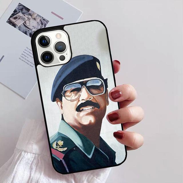 Etui Saddam Hussein Iraq Arabic Phone Case Cover For iPhone 17 Air 15 16 14 Plus 11 12 13 Pro Max Apple max