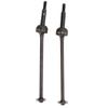 2pcsset Metal CVD Universal Joint Drive Shaft for LC Racing 114 Remote Control Car