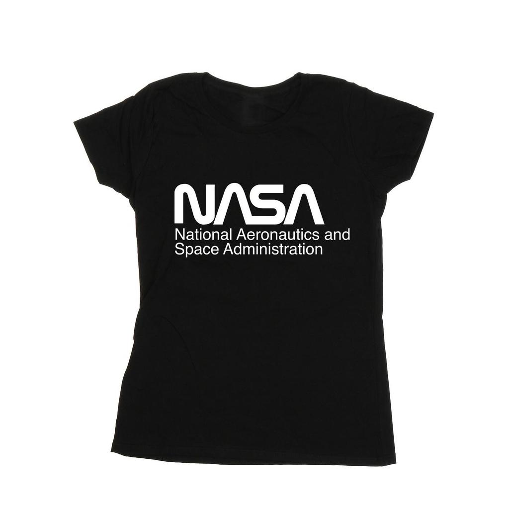 NASA Womens/Ladies Logo One Tone Cotton T-Shirt