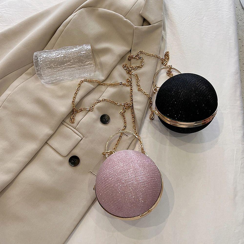 Rhinestone Evening Banquet Bag Glitter Ladies Clutch Bag French Ball Handbag Women