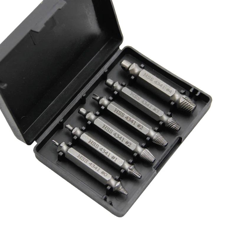 Extractor Double Head Screw Slide Tooth Removal Tool S2 Screwdriver Screwdriver Screwdriver Head Broken Wire Set