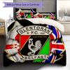 Glentoran History Bedding Quilt Set Quilt Cover Pillowcase Home Decoration Birthday Gift (1 * Duvet Cover + 2 * Pillowcase, Without Core)