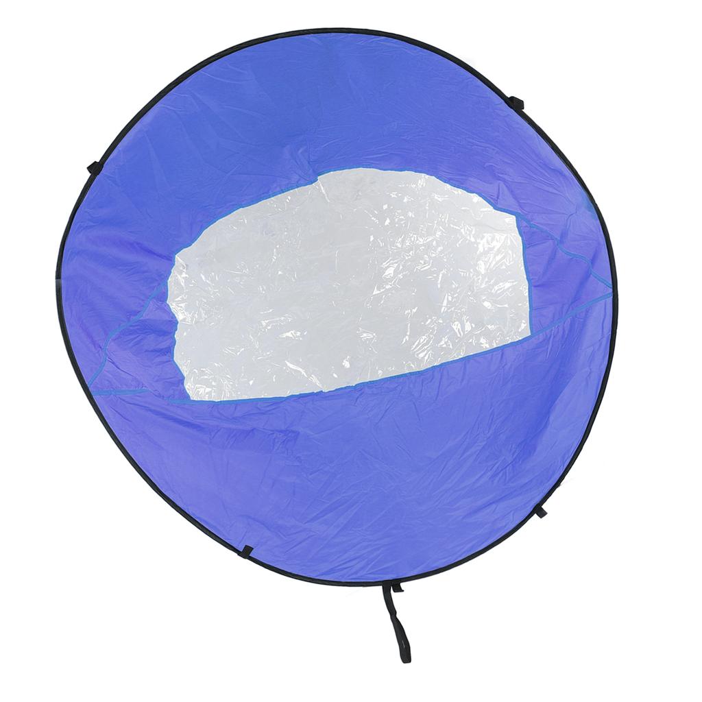 Foldable Kayak Boat Wind Sail EVA Reduced UV Radiation Portable Downwind Wind Paddle Sail for Outdoor Sport Blue