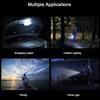 LED Strong Light Flashlight Rechargeable Multi Functional For Long Range Portable Outdoor Home Mini Flashlight Cap Clip Light