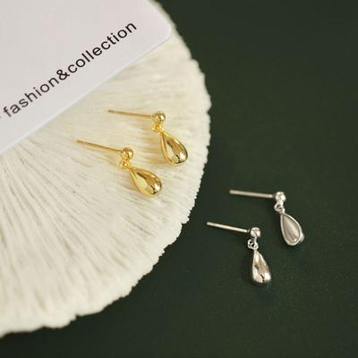 Geometric Earrings Water Drop Earrings Cold Style Short Earrings Simple New Style