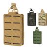 Outdoor Molle 5.56 Magazine Pouch Single Mag Holder Universal Laser Cut Flashlight Pouch Knife Pocket Hunting Gear