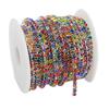 1pcs 3mm Rhinestone Trim 10 Yards Crystal Rhinestone Trim Glittering Rhinestone Chain  For DIY Craft