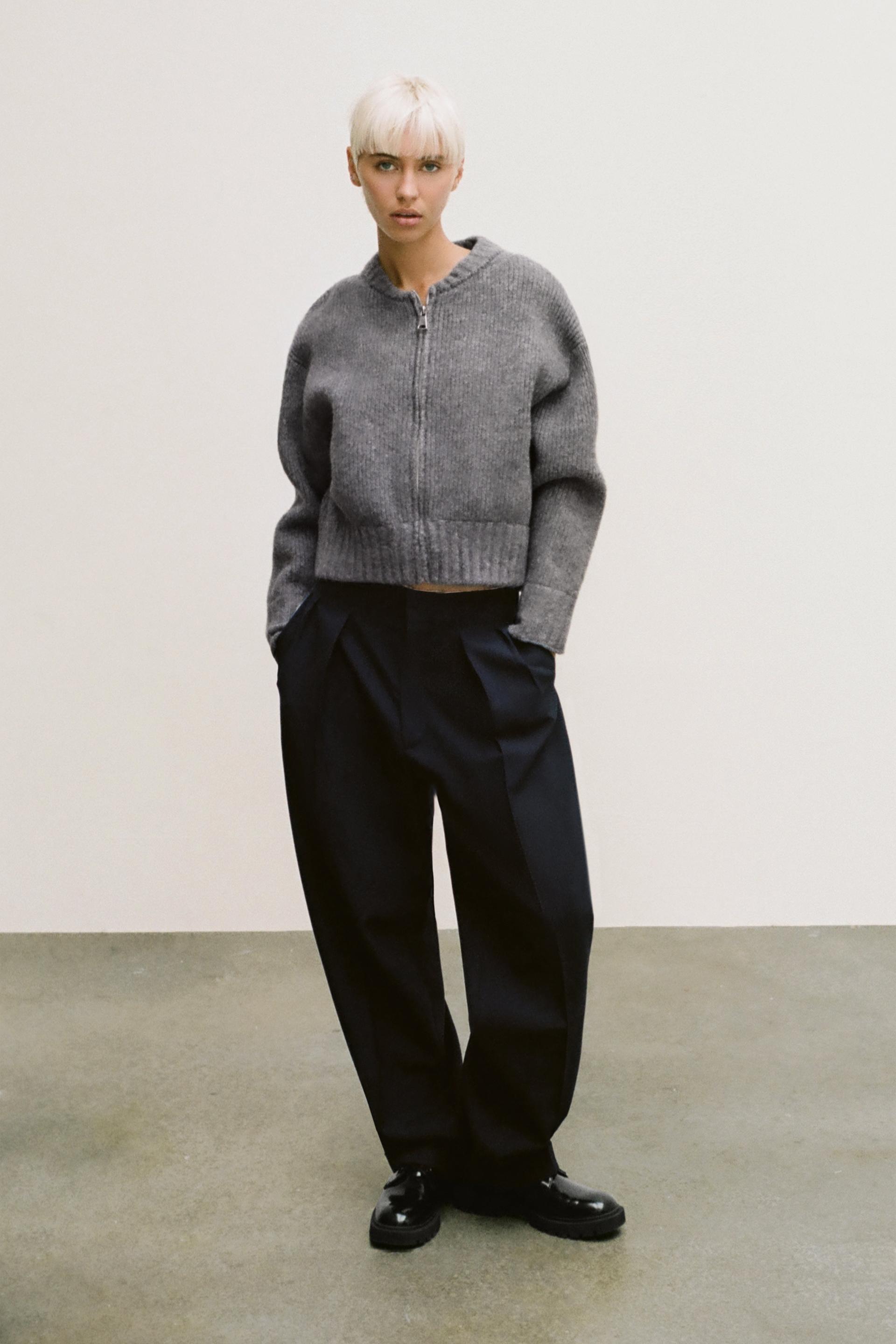 

МИНИМАЛИСТИЧНЫЕ БРЮКИ ZW COLLECTION С СТРОТАМИ