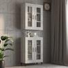Vidaxl Wall Cabinet, Concrete Grey, 69.5X34X90 Cm