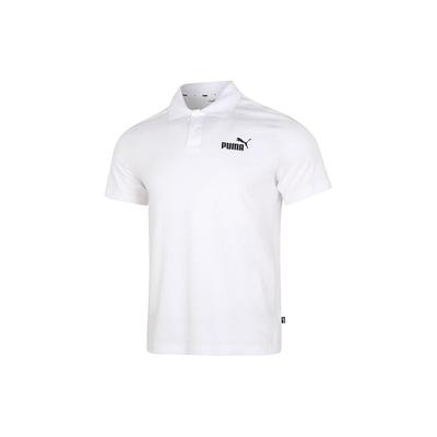 Logo Print Breathable Casual Polo Shirt Men Tops White 685645-02