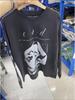 ERD Retro Wash Letter Print Drop Shoulder Long Sleeve T-shirt for Men