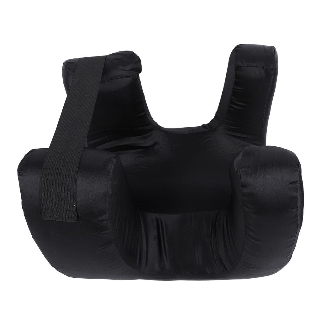 Face Down Pillow Memory Foam Sleeping Pillow Soft Comfortable Face Pillow for Home Travel Black