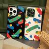 Black and White Graffiti Film Case for Apple 1716 Mobile Phone Case iphone14ProMax 13/11/x Hard Case
