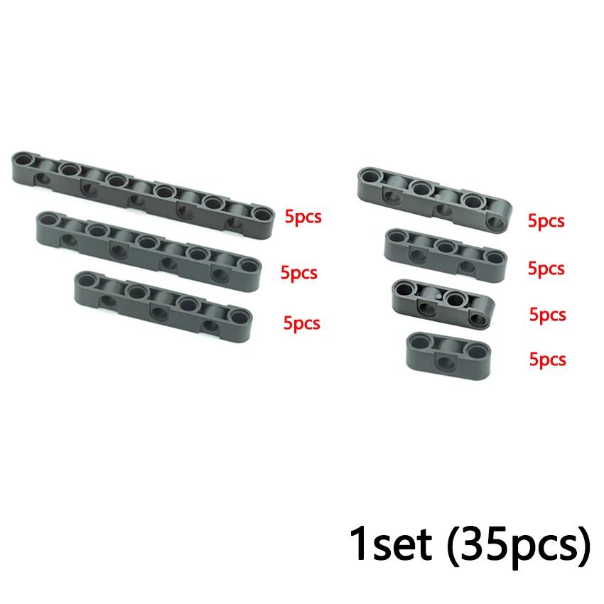Studless Liftarm Crane DIY Brick Special Parts MOC Technical 1x3 1x4 1x5 1x6 1x7 1x9 1x11 Beam Center Thick Hole Building Blocks