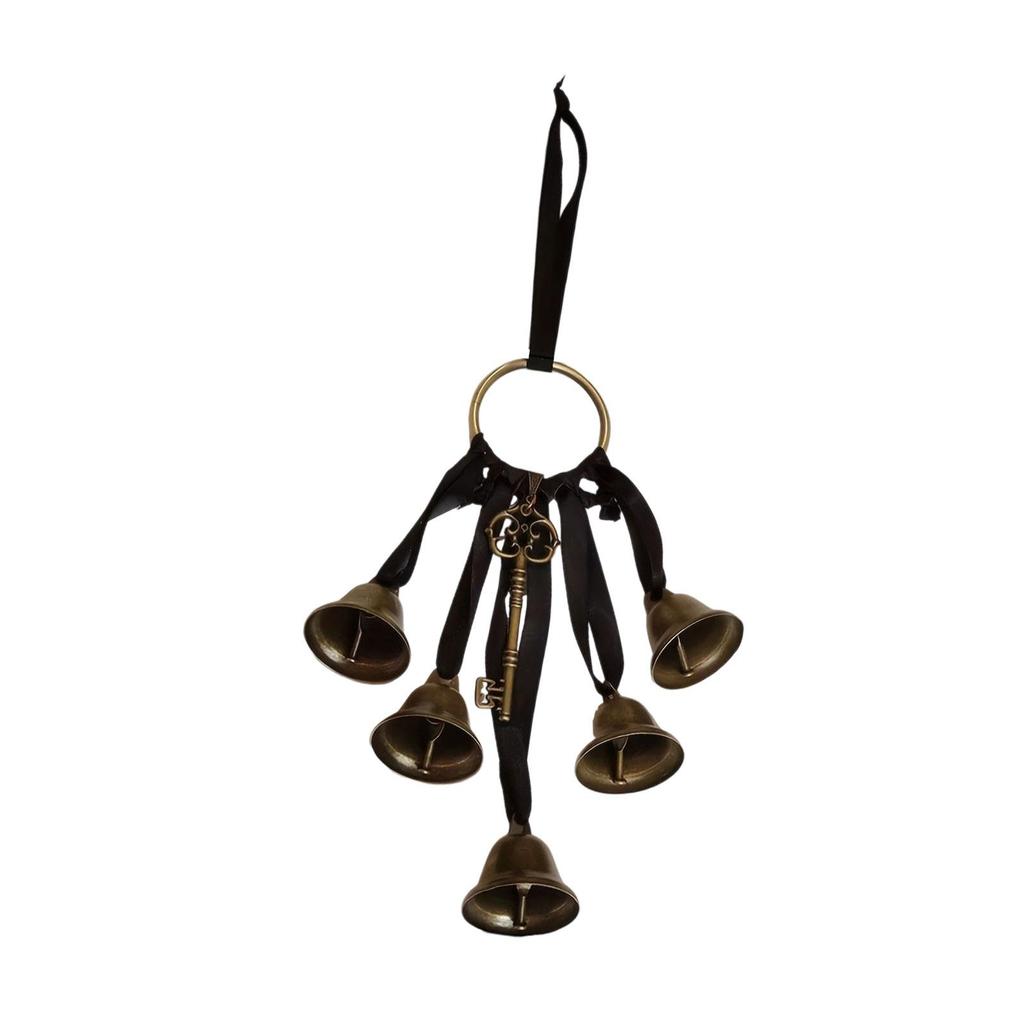 Witch Bells for Door Knob Pagan Rustic Witchcraft Supplies Bell String Hanging Witch Bell for House Bedroom Home Wall Garden