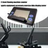 High Contrast LCD Rowing Machine Counter Exercise Bike Monitor Tracks Speed Time Distance Lightweight Portable Design