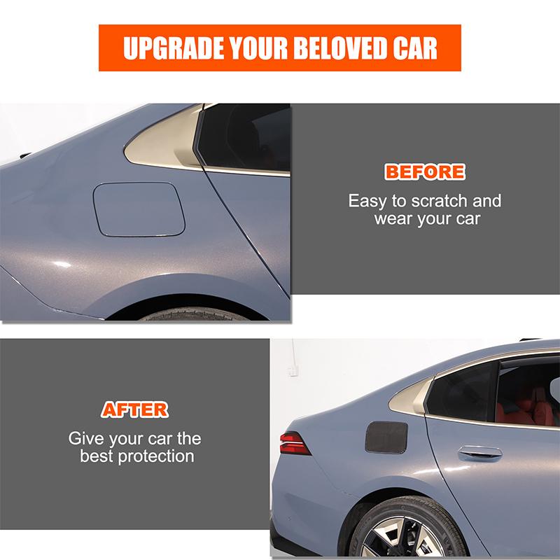 Soft Carbon Fiber Car Fuel Tank Cover Panel Decorative stickers Suitable for BMW 5 Series i5 G60 525li 530li +