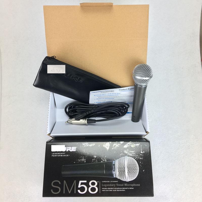 

Профессиональный проводной микрофон для караоке в стиле SM58 LC для трансграничной торговли 30 per Box темно-серого