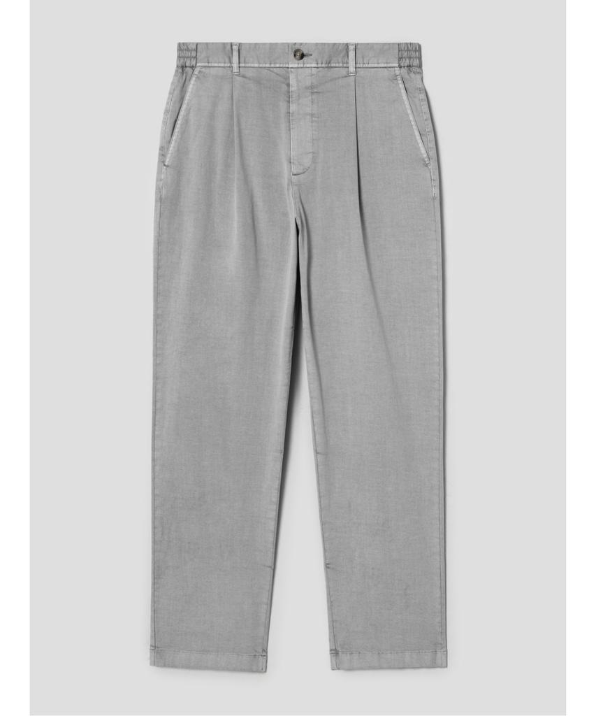 SHIFT.G Garment Dyed Cotton Slacks Gray